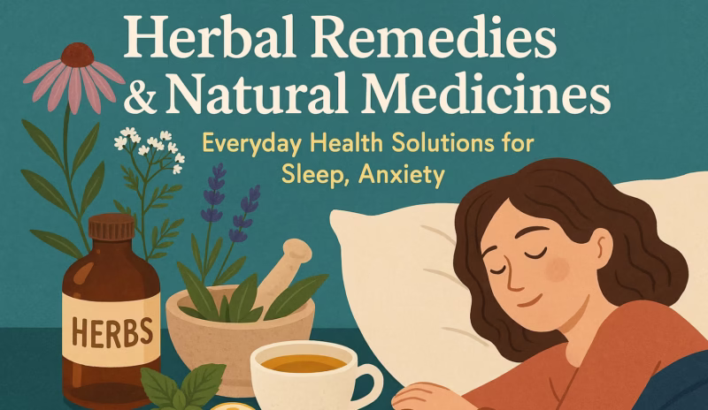 Herbal Remedies & Natural Medicines: Everyday Health Solutions for Sleep, Anxiety